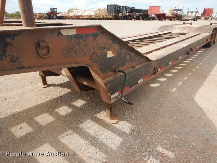 image for item DD4469 1999 Olvedi drop deck equipment trailer