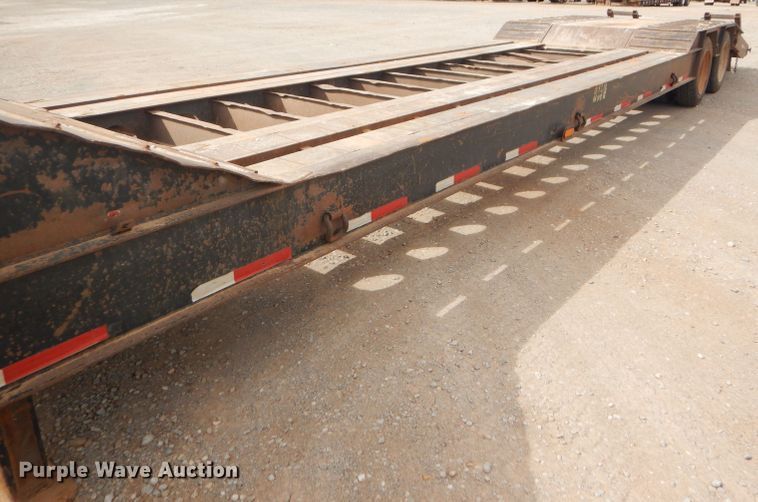 image for item DD4469 1999 Olvedi drop deck equipment trailer