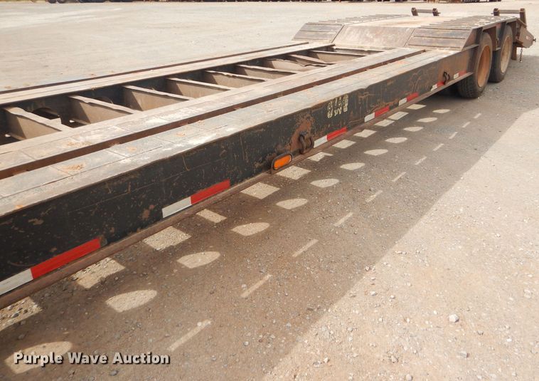 image for item DD4469 1999 Olvedi drop deck equipment trailer