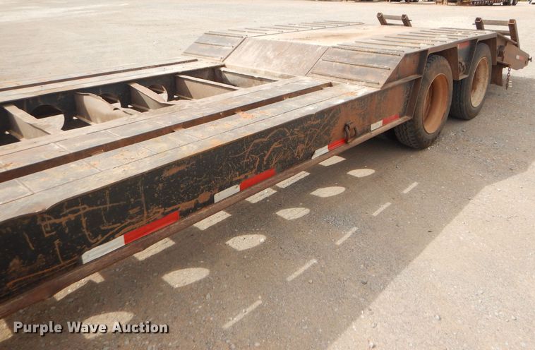 image for item DD4469 1999 Olvedi drop deck equipment trailer