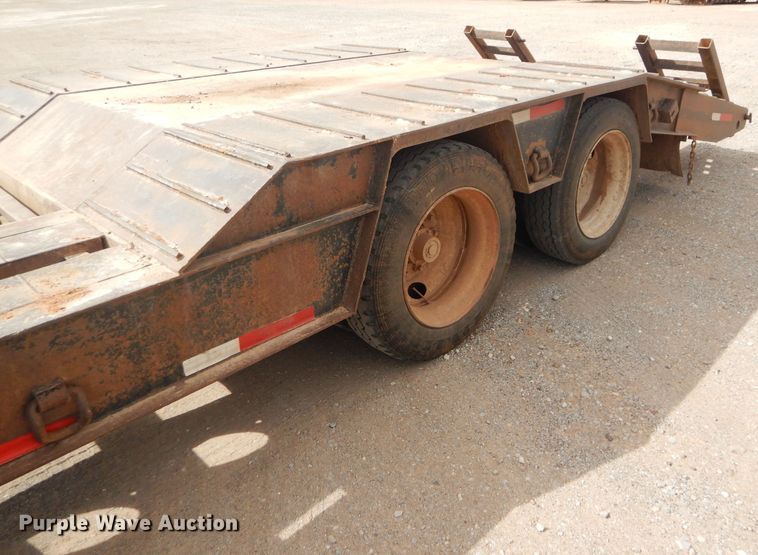 image for item DD4469 1999 Olvedi drop deck equipment trailer