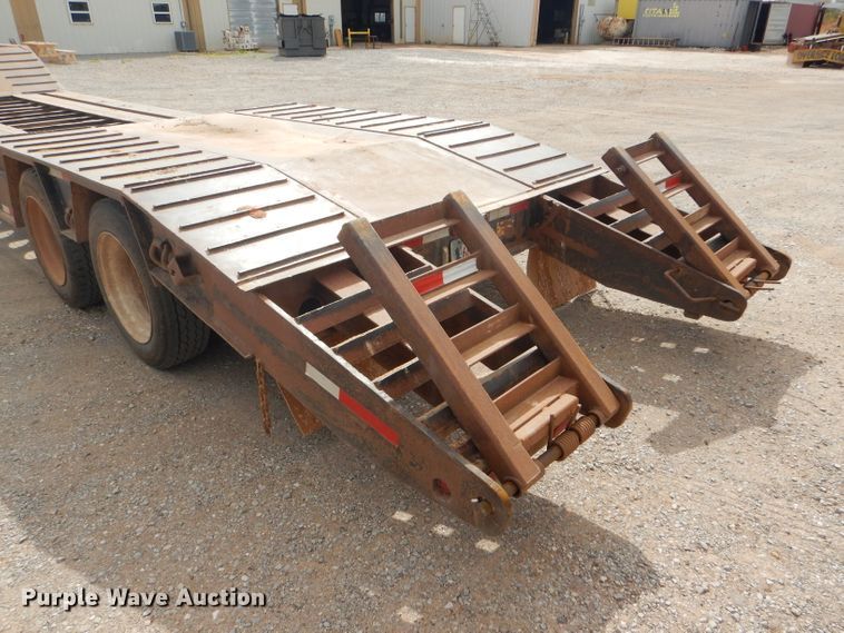 image for item DD4469 1999 Olvedi drop deck equipment trailer