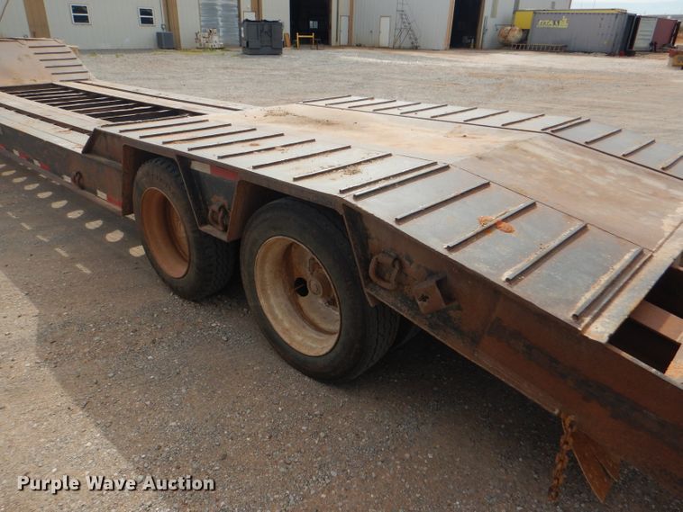 image for item DD4469 1999 Olvedi drop deck equipment trailer