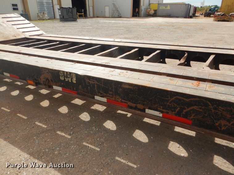 image for item DD4469 1999 Olvedi drop deck equipment trailer