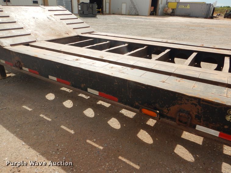 image for item DD4469 1999 Olvedi drop deck equipment trailer