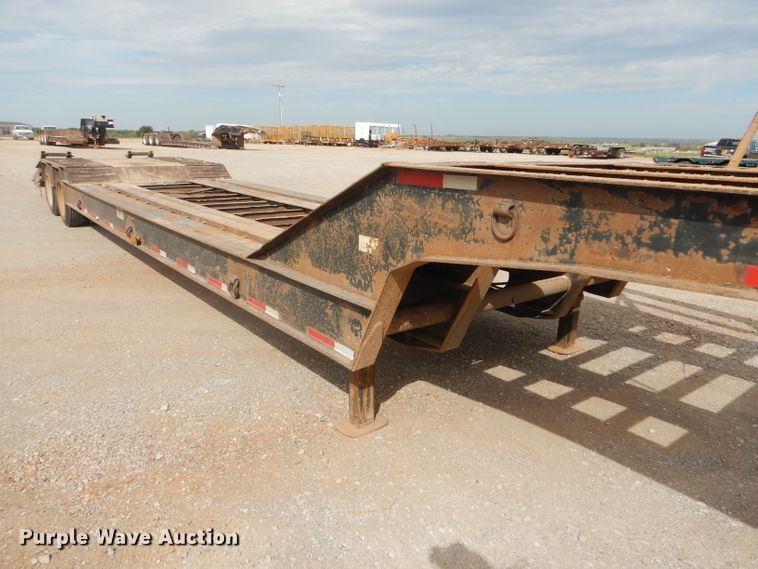 image for item DD4469 1999 Olvedi drop deck equipment trailer