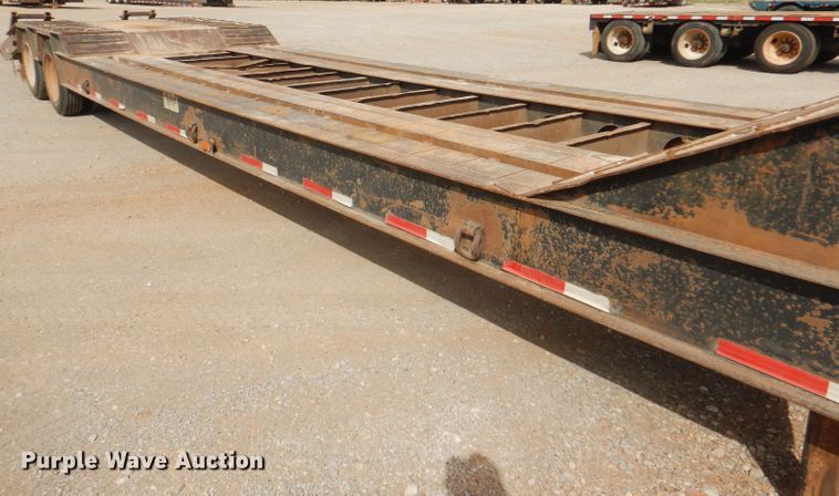 image for item DD4469 1999 Olvedi drop deck equipment trailer