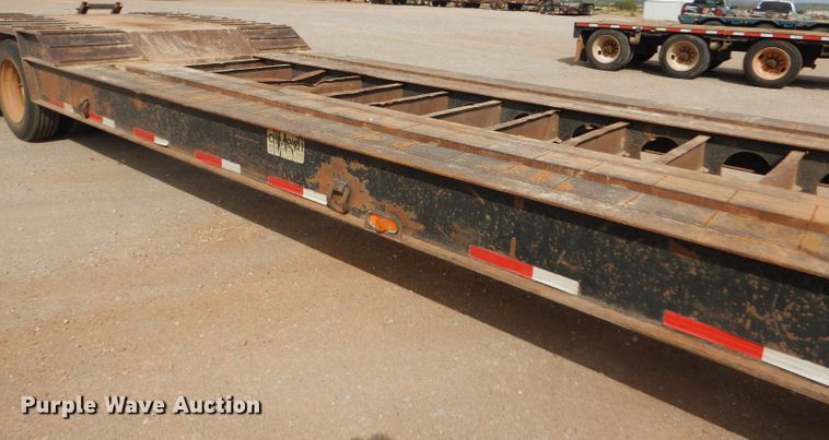 image for item DD4469 1999 Olvedi drop deck equipment trailer