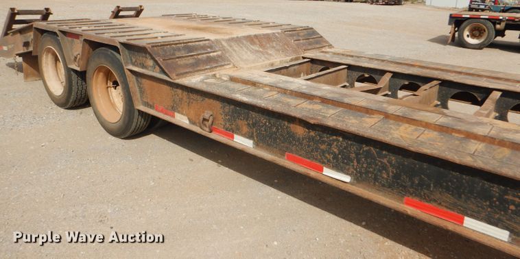 image for item DD4469 1999 Olvedi drop deck equipment trailer