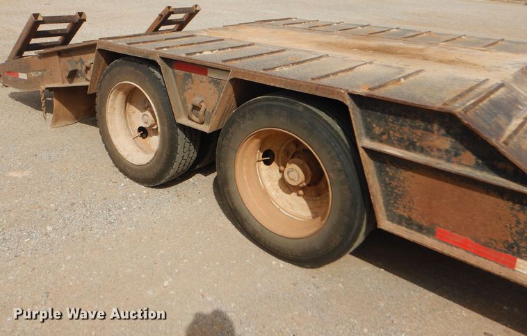 image for item DD4469 1999 Olvedi drop deck equipment trailer