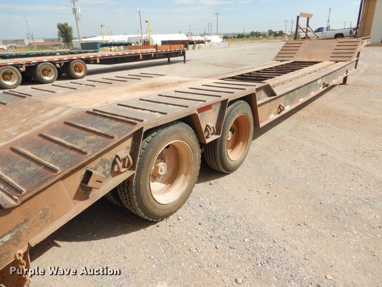 image for item DD4469 1999 Olvedi drop deck equipment trailer