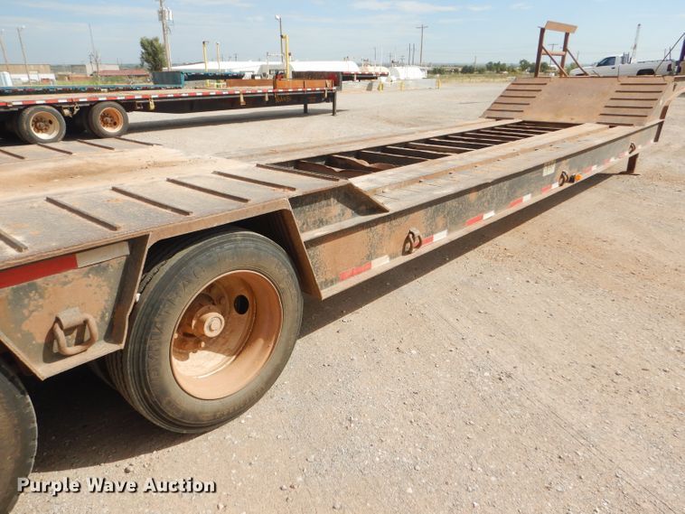image for item DD4469 1999 Olvedi drop deck equipment trailer