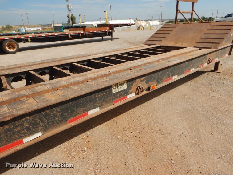 image for item DD4469 1999 Olvedi drop deck equipment trailer
