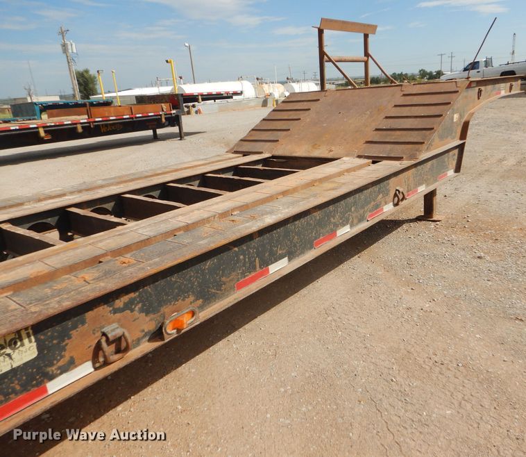 image for item DD4469 1999 Olvedi drop deck equipment trailer