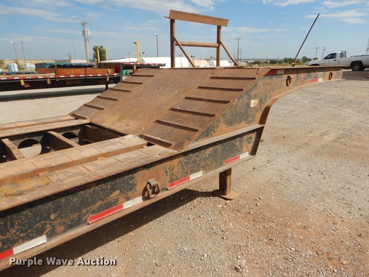 image for item DD4469 1999 Olvedi drop deck equipment trailer
