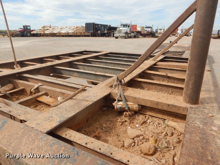 image for item DD4469 1999 Olvedi drop deck equipment trailer