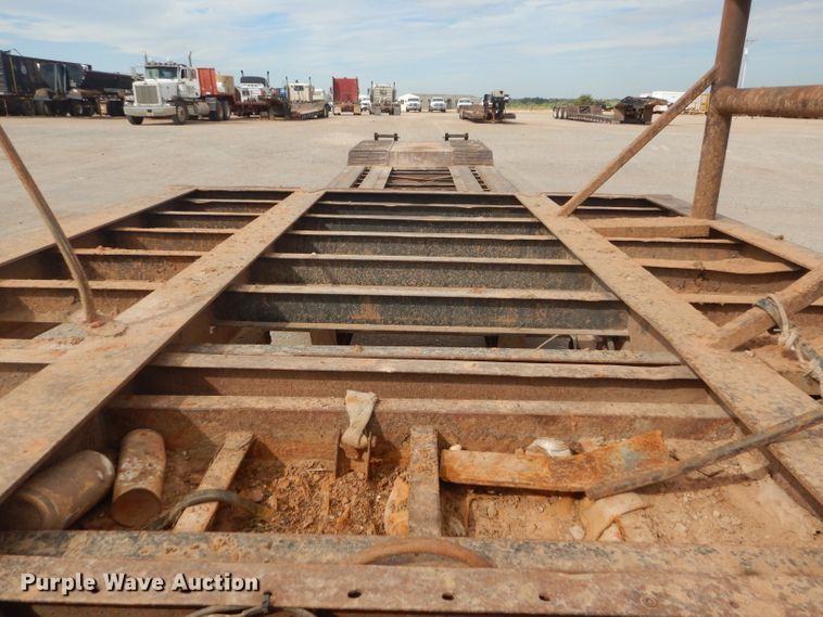 image for item DD4469 1999 Olvedi drop deck equipment trailer