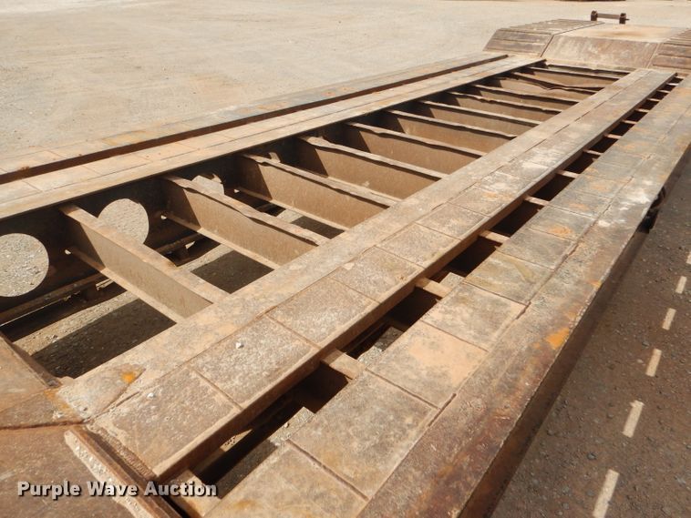 image for item DD4469 1999 Olvedi drop deck equipment trailer