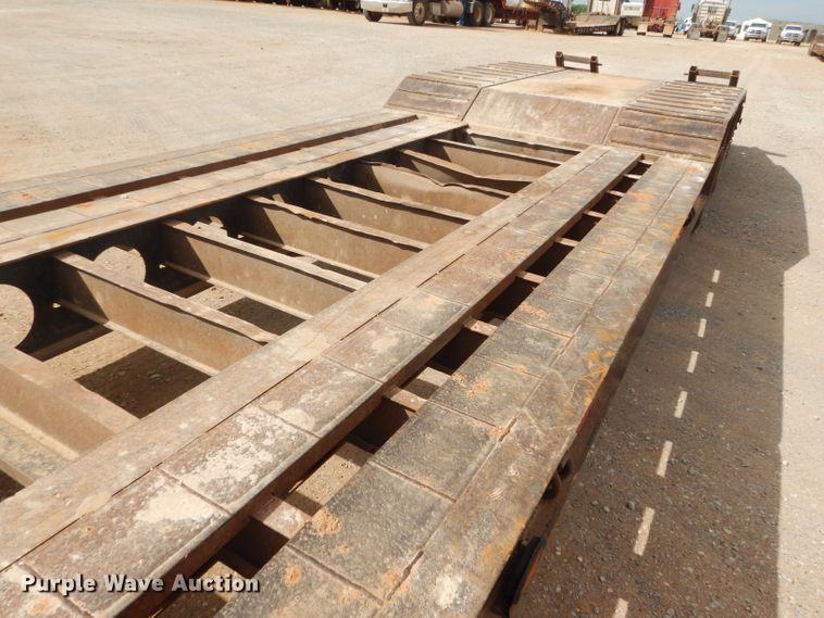 image for item DD4469 1999 Olvedi drop deck equipment trailer