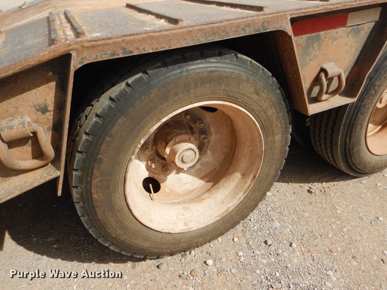 image for item DD4469 1999 Olvedi drop deck equipment trailer