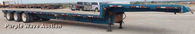 image for item DD4470 2007 Lode King drop deck trailer