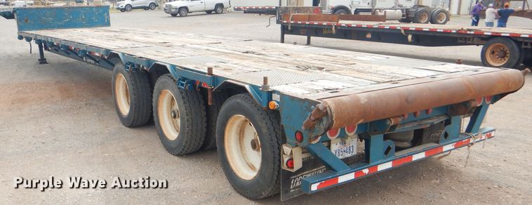image for item DD4470 2007 Lode King drop deck trailer