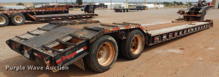 image for item DD4471 1989 Eager Beaver lowboy equipment trailer