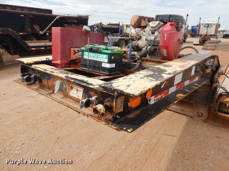 image for item DD4471 1989 Eager Beaver lowboy equipment trailer