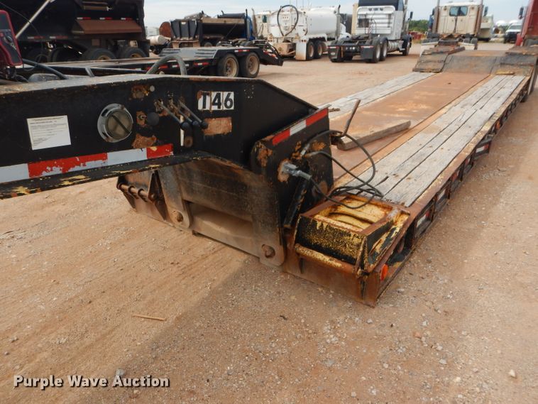 image for item DD4471 1989 Eager Beaver lowboy equipment trailer