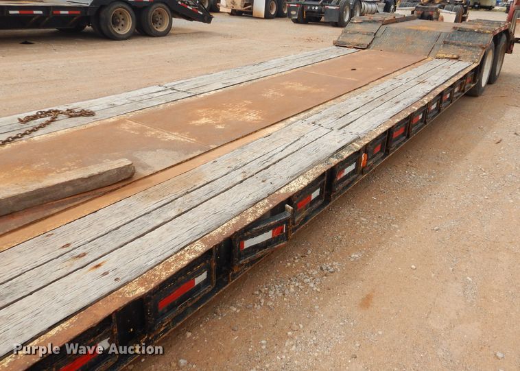 image for item DD4471 1989 Eager Beaver lowboy equipment trailer
