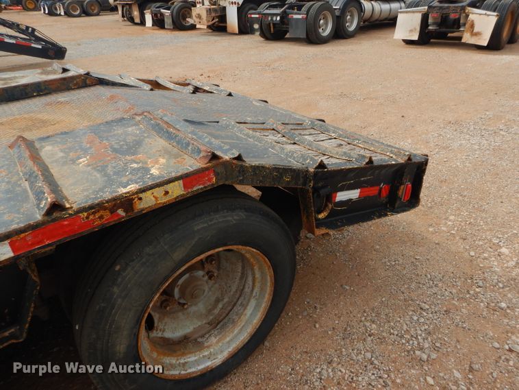 image for item DD4471 1989 Eager Beaver lowboy equipment trailer