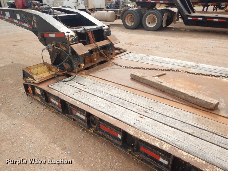 image for item DD4471 1989 Eager Beaver lowboy equipment trailer