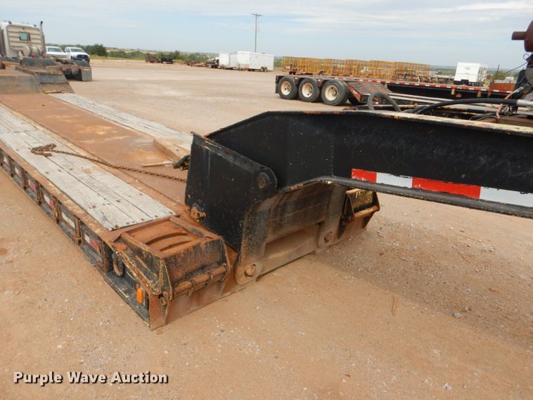 image for item DD4471 1989 Eager Beaver lowboy equipment trailer