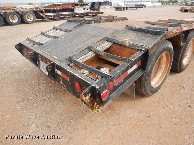 image for item DD4471 1989 Eager Beaver lowboy equipment trailer