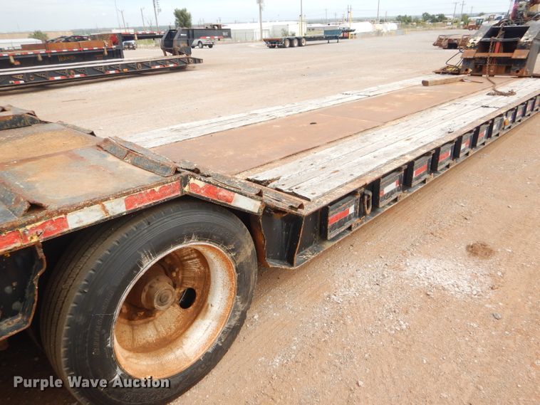 image for item DD4471 1989 Eager Beaver lowboy equipment trailer