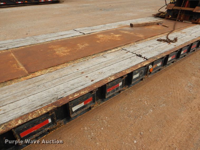 image for item DD4471 1989 Eager Beaver lowboy equipment trailer