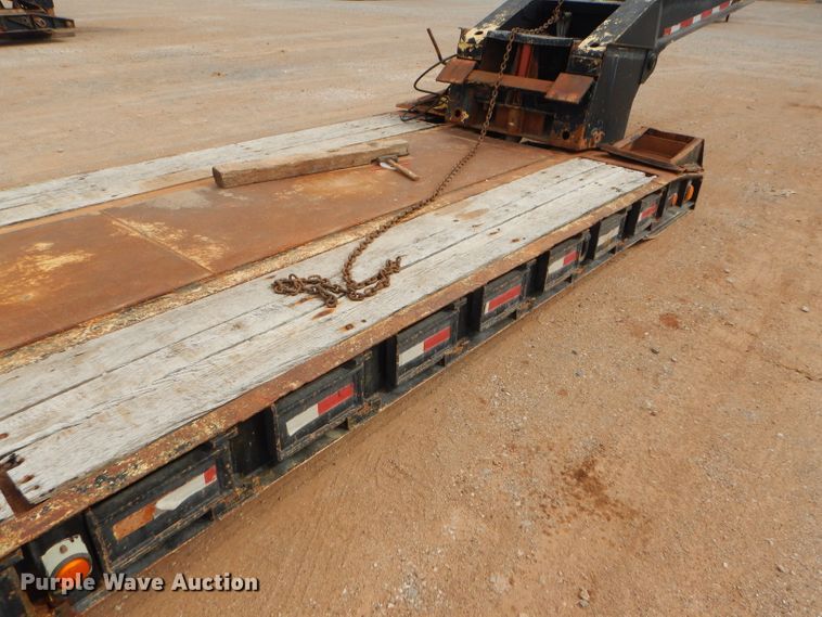 image for item DD4471 1989 Eager Beaver lowboy equipment trailer