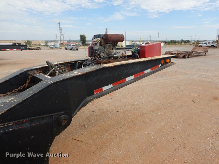 image for item DD4471 1989 Eager Beaver lowboy equipment trailer