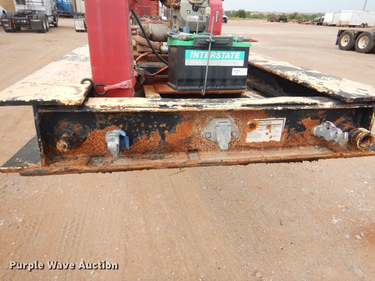 image for item DD4471 1989 Eager Beaver lowboy equipment trailer