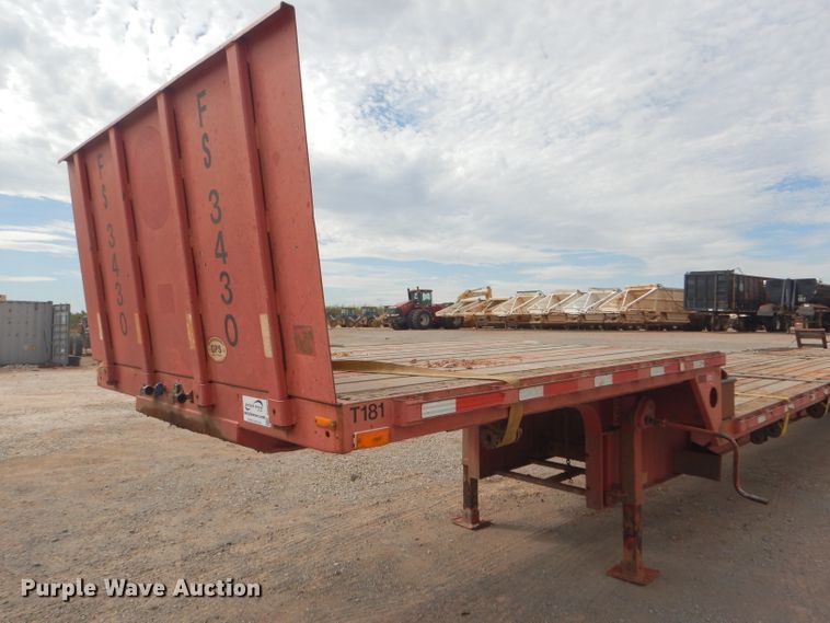 image for item DD4472 2004 Wabash DS800 F2 drop deck equipment trailer