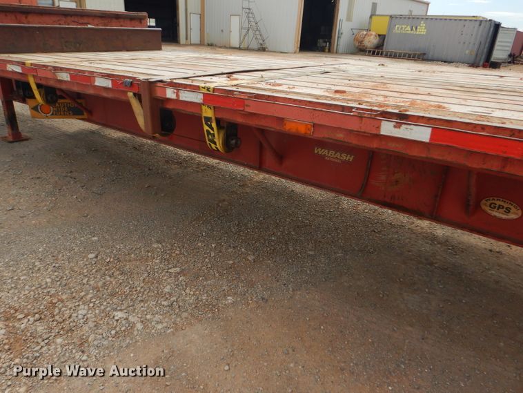 image for item DD4472 2004 Wabash DS800 F2 drop deck equipment trailer