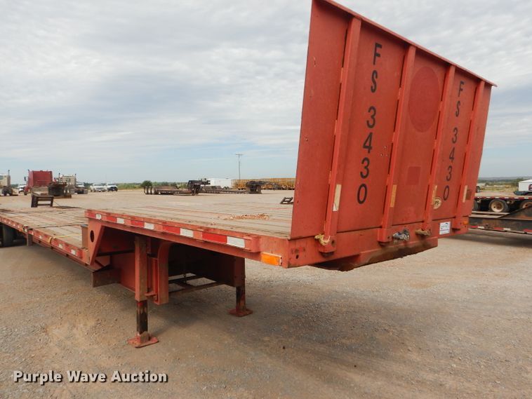 image for item DD4472 2004 Wabash DS800 F2 drop deck equipment trailer