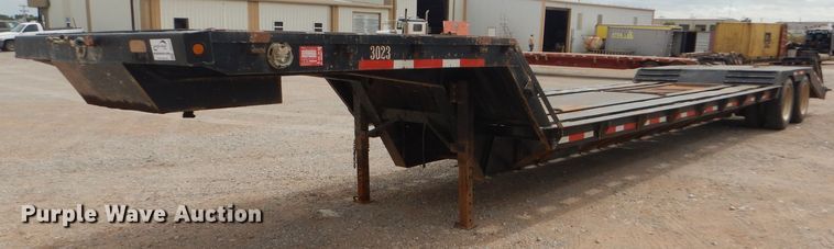 image for item DD4473 1974 AMC drop deck equipment trailer
