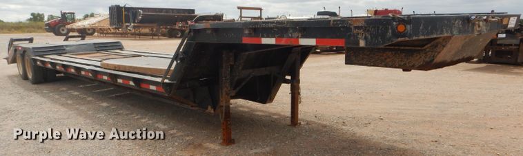 image for item DD4473 1974 AMC drop deck equipment trailer