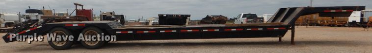 image for item DD4473 1974 AMC drop deck equipment trailer