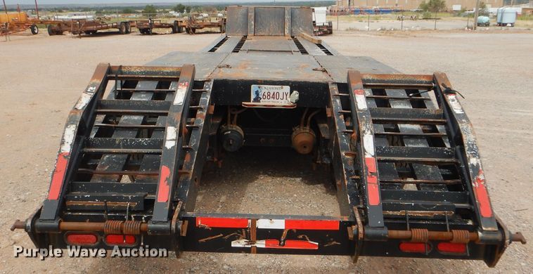 image for item DD4473 1974 AMC drop deck equipment trailer