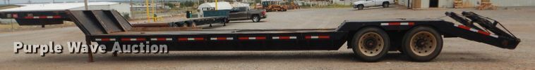 image for item DD4473 1974 AMC drop deck equipment trailer