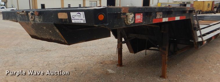 image for item DD4473 1974 AMC drop deck equipment trailer