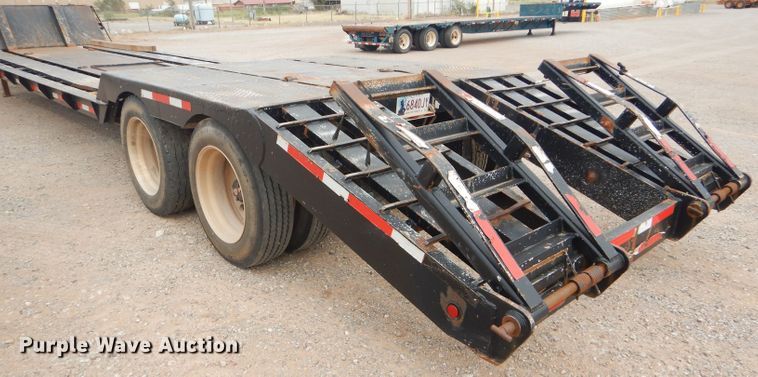 image for item DD4473 1974 AMC drop deck equipment trailer