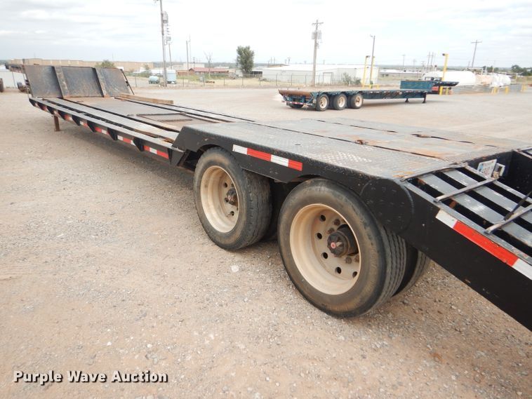 image for item DD4473 1974 AMC drop deck equipment trailer
